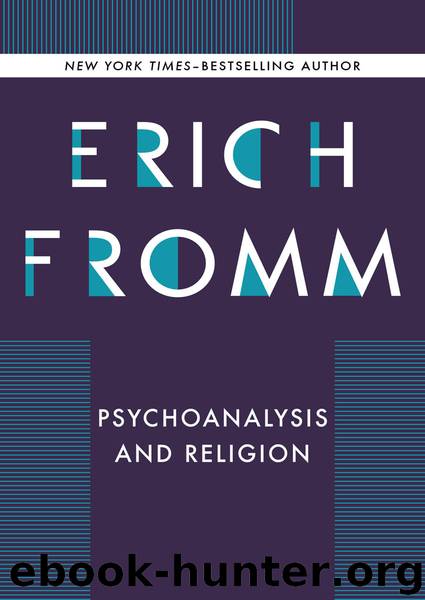 Psychoanalysis and Religion by Erich Fromm