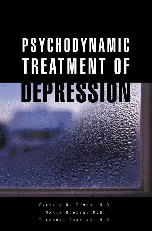 Psychodynamic Treatment of Depression by Fredric N. Busch Marie Rudden Theodore Shapiro