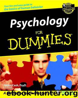 Psychology For Dummies by Cash Adam