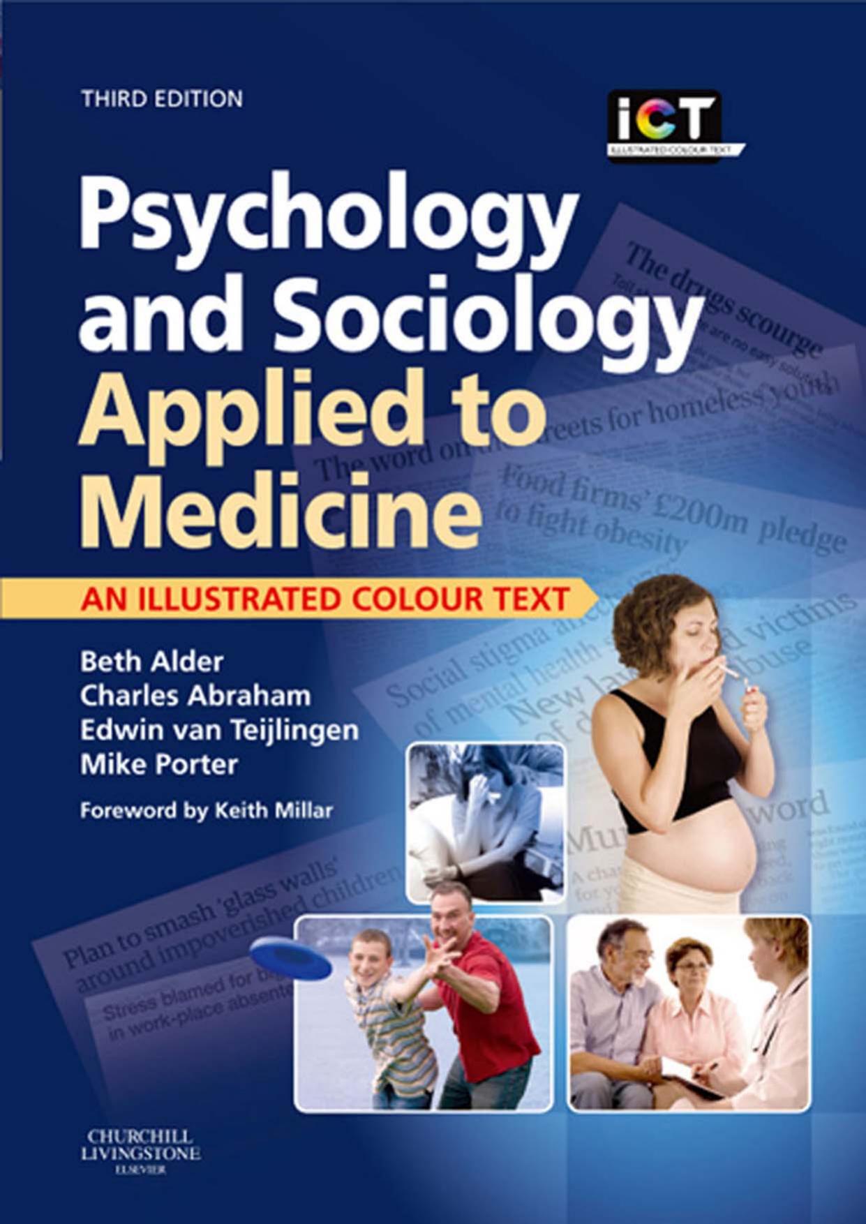 Psychology and sociology applied to medicine : an illustrated colour text by Beth Alder