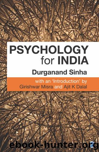 Psychology for India by Sinha Durganand;Misra Girishwar;Dalal Ajit K.;