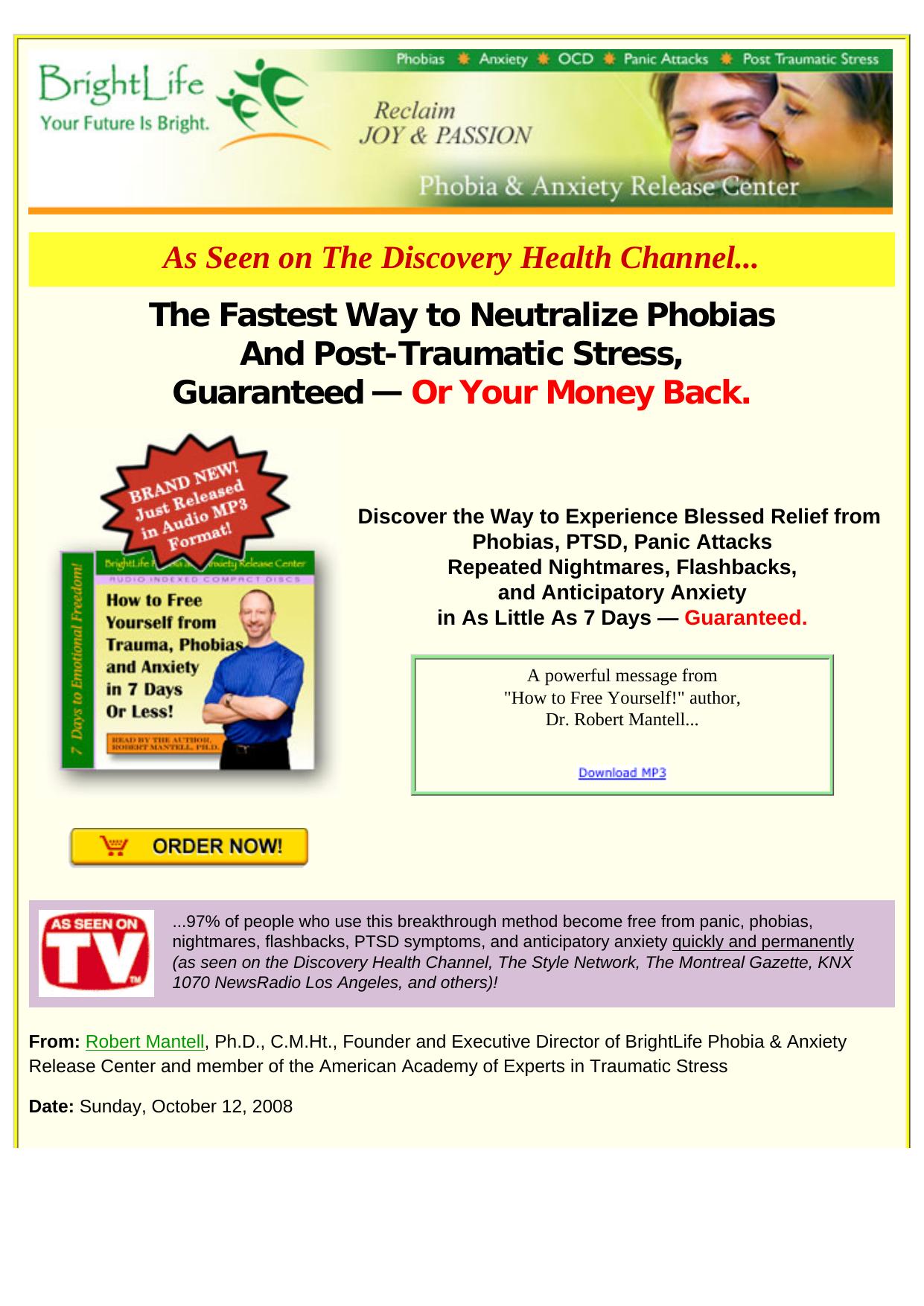 Ptsd And Fast Phobia Relief Self-Help Audio Program. by Best of Kuszter's Collection
