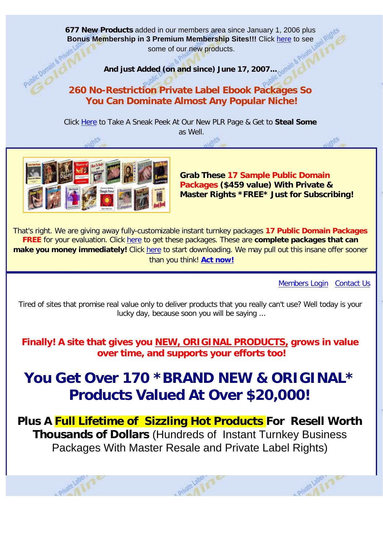 Public Domain And Private Label Rights. by Best of Kuszter's Collection