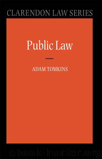 Public Law (Clarendon Law Series) by Tomkins Adam