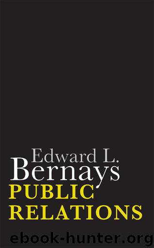 Public Relations by Edward L. Bernays