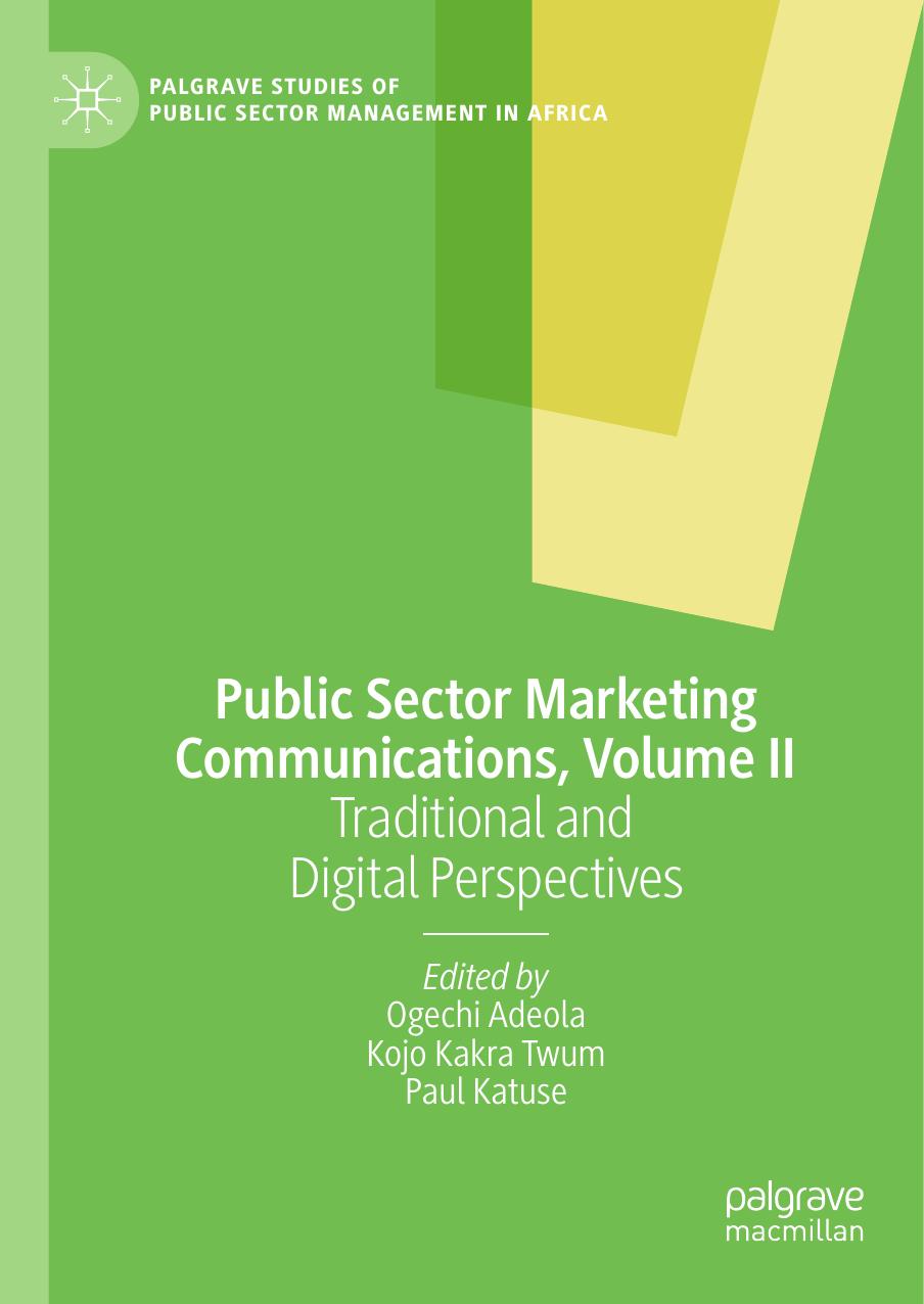 Public Sector Marketing Communications, Volume II by Unknown