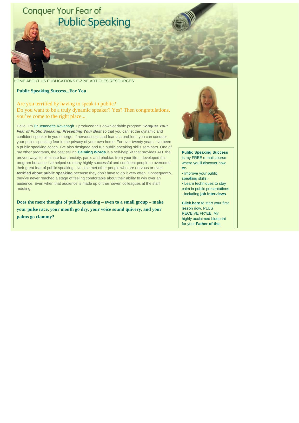 Public Speaking Success E-Program. by Best of Kuszter's Collection