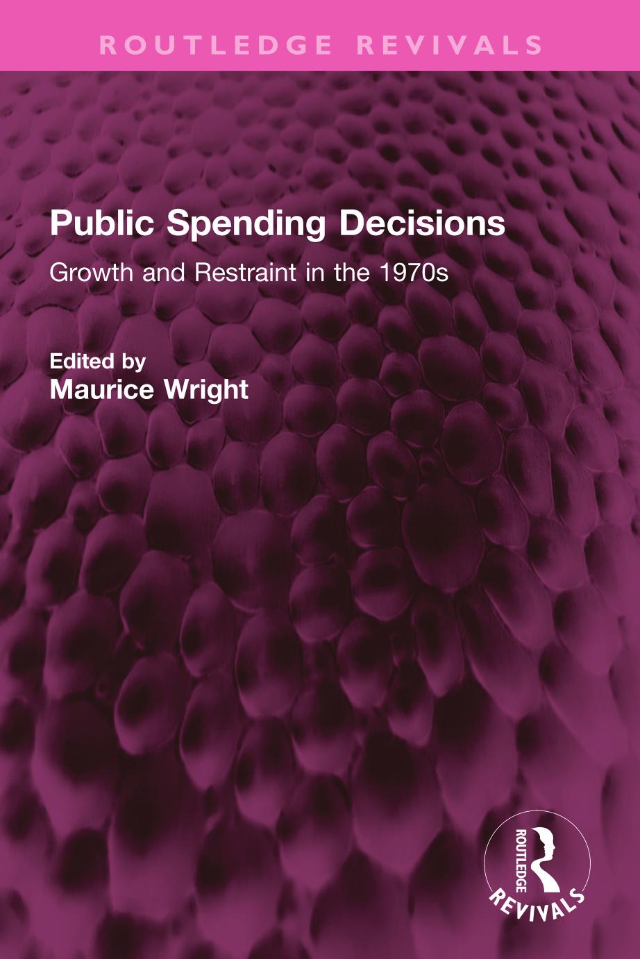 Public Spending Decisions: Growth and Restraint in the 1970s by Maurice Wright