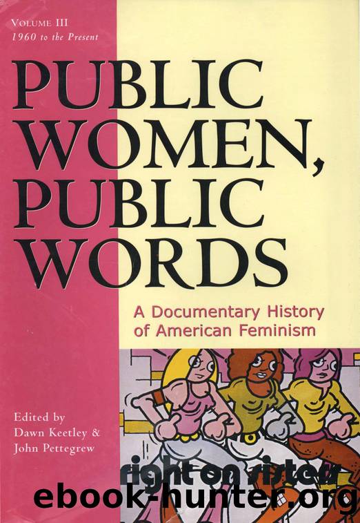 Public Women, Public Words by Dawn Keetley