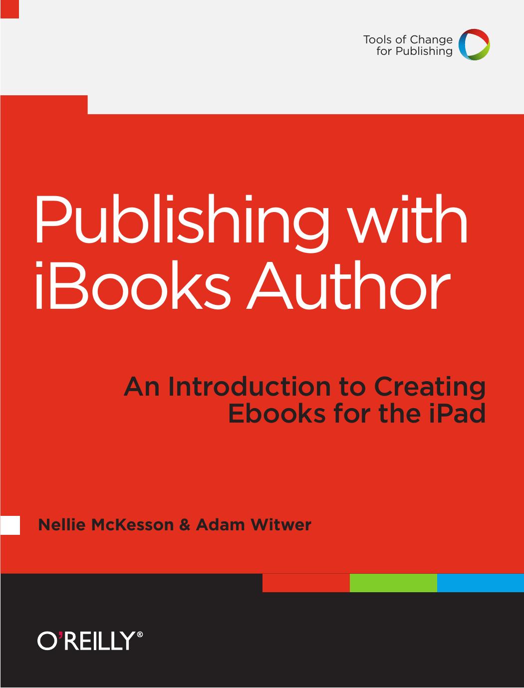 Publishing with iBooks Author by Nellie McKesson and Adam Witwer