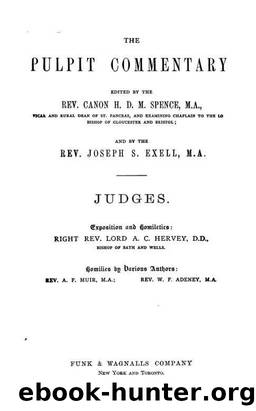Pulpit 07 Judges by H. D. M. Spence & Joseph S. Exell