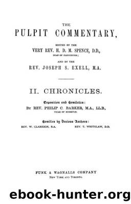 Pulpit 14 2Chronicles by H. D. M. Spence & Joseph S. Exell