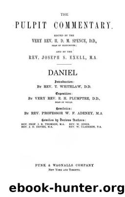 Pulpit 27 Daniel by H. D. M. Spence & Joseph S. Exell
