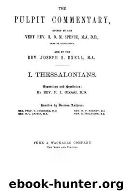 Pulpit 52 Thessalonians1 by H. D. M. Spence & Joseph S. Exell