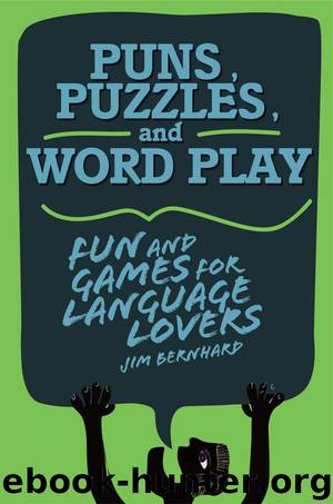Puns, Puzzles, and Word Play by Jim Bernhard