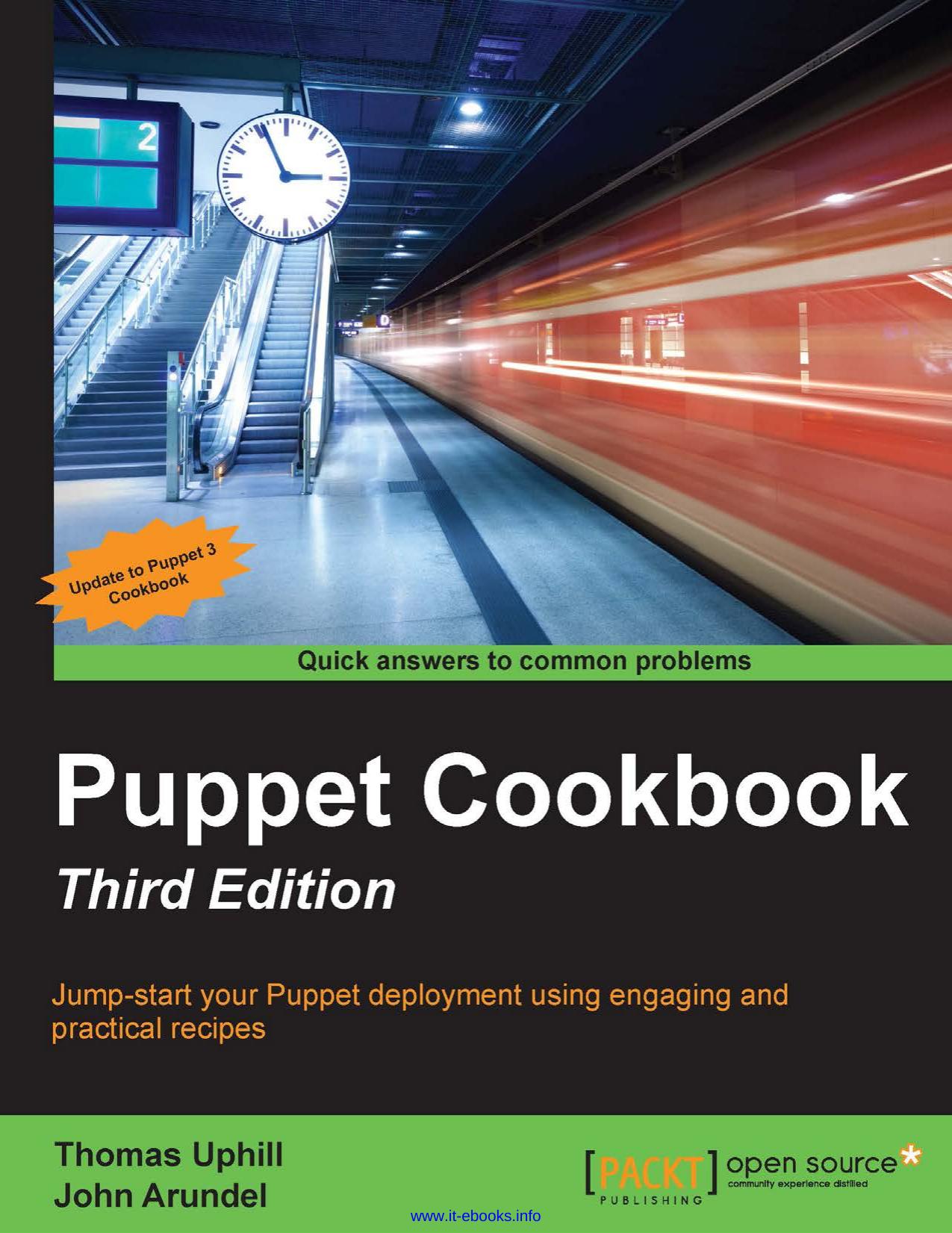 Puppet Cookbook 3rd Edition by Unknown