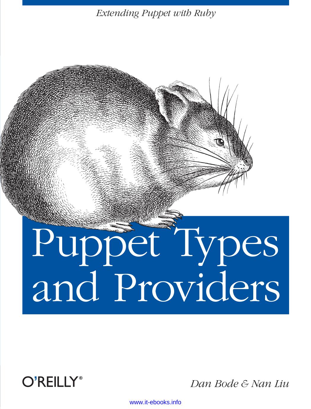 Puppet Types and Providers by Dan Bode & Nan Liu