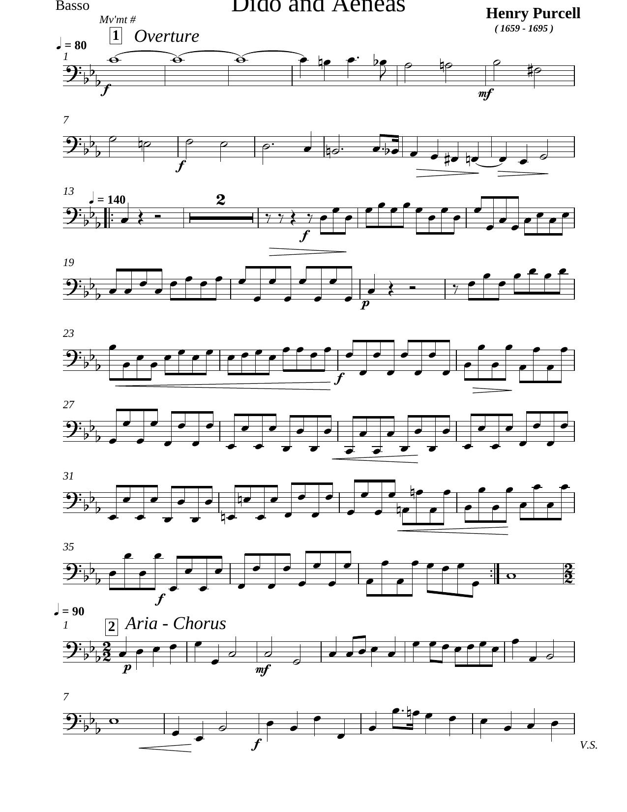 Purcell-Dido-and-Aeneas-Complete Basso by jfowler