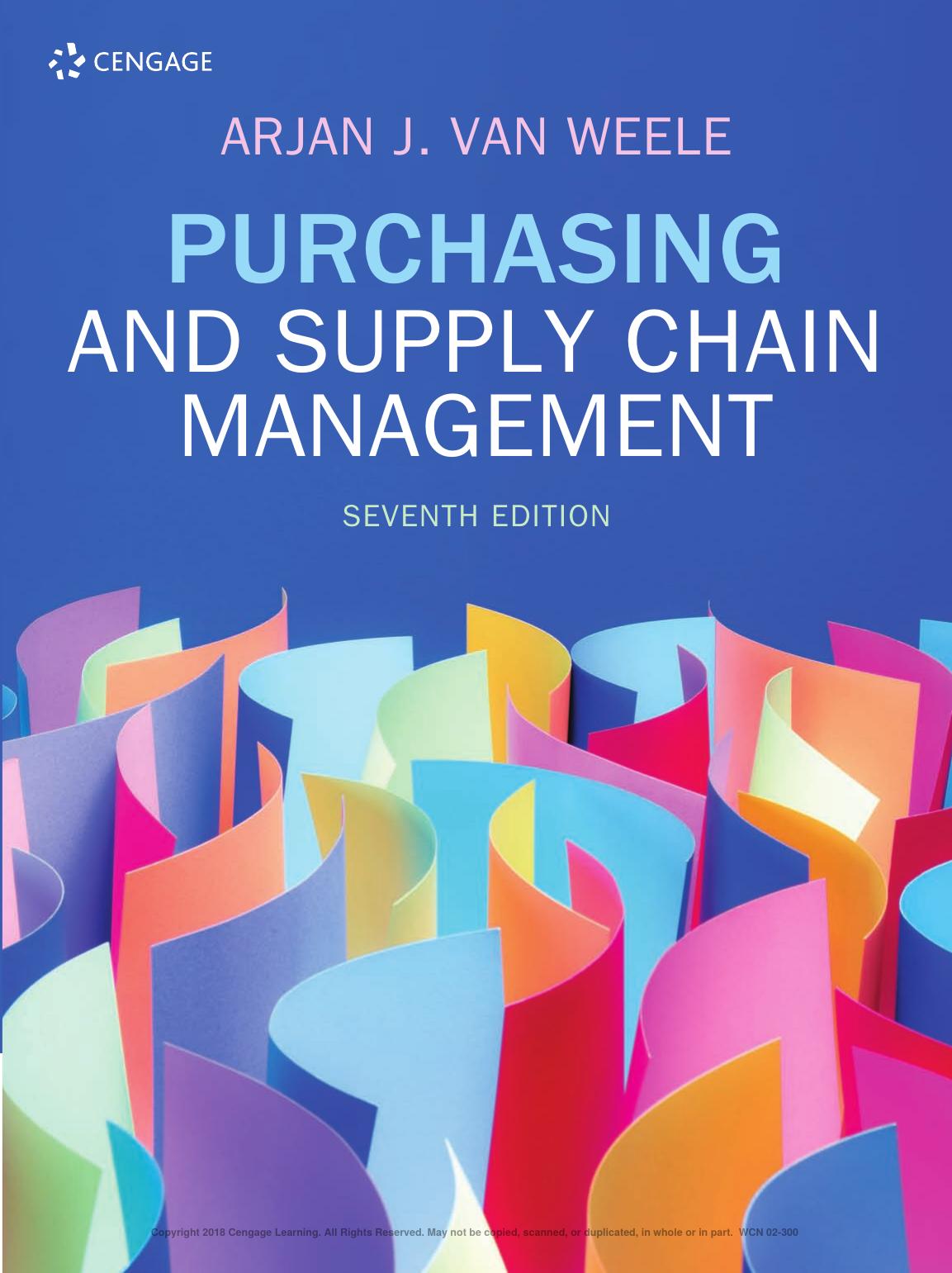 Purchasing and supply chain management by Arjan J. Weele