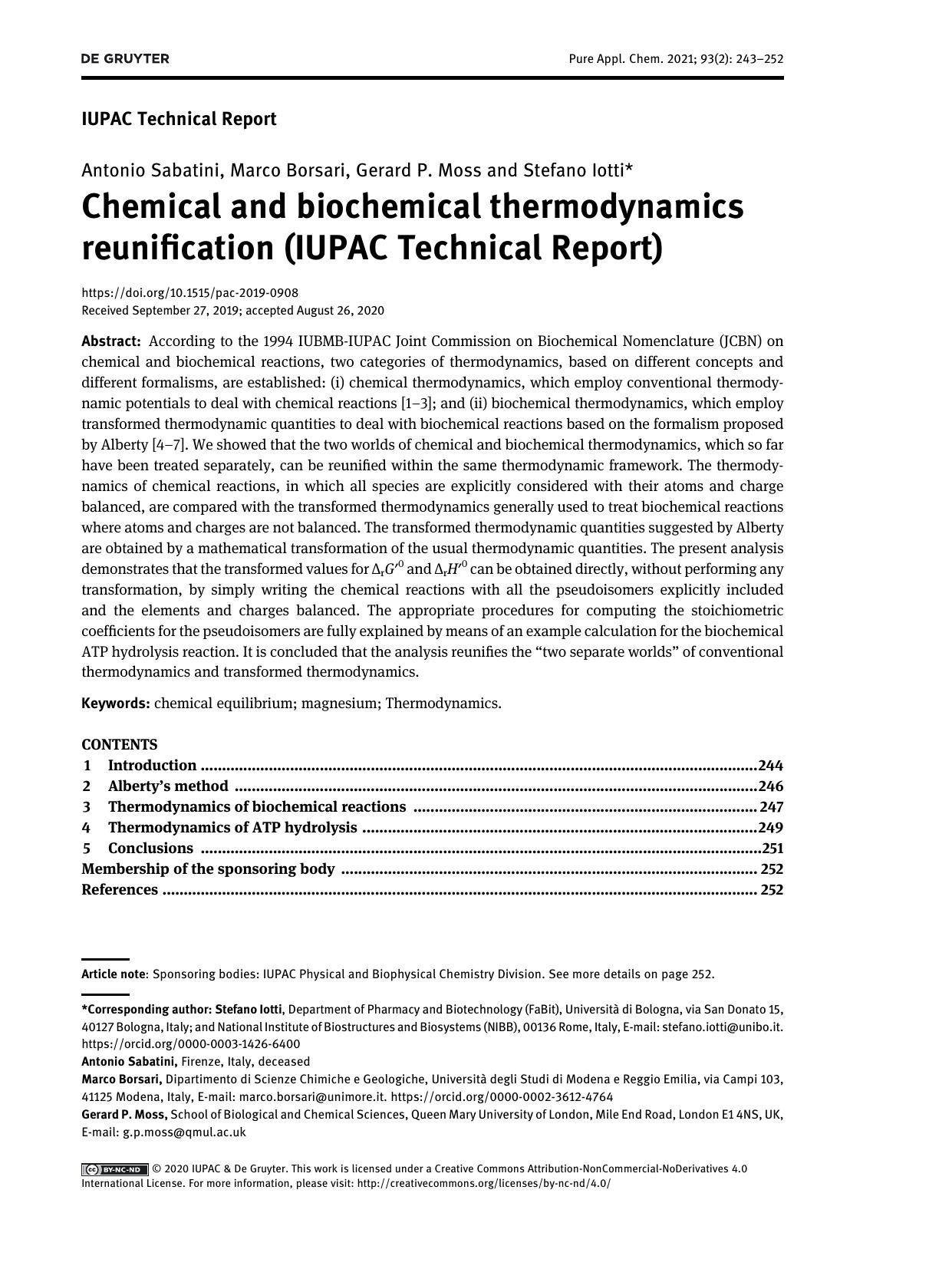 Pure and Applied Chemistry by StefanoIotti