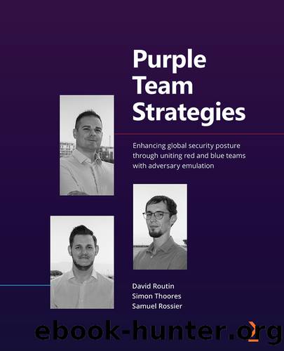 Purple Team Strategies by David Routin Simon Thoores and Samuel Rossier