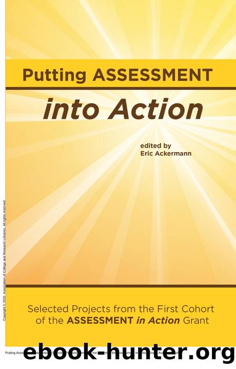 Putting Assessment into Action : Selected Projects from the First Cohort of the Assessment in Action Grant by Eric Ackermann