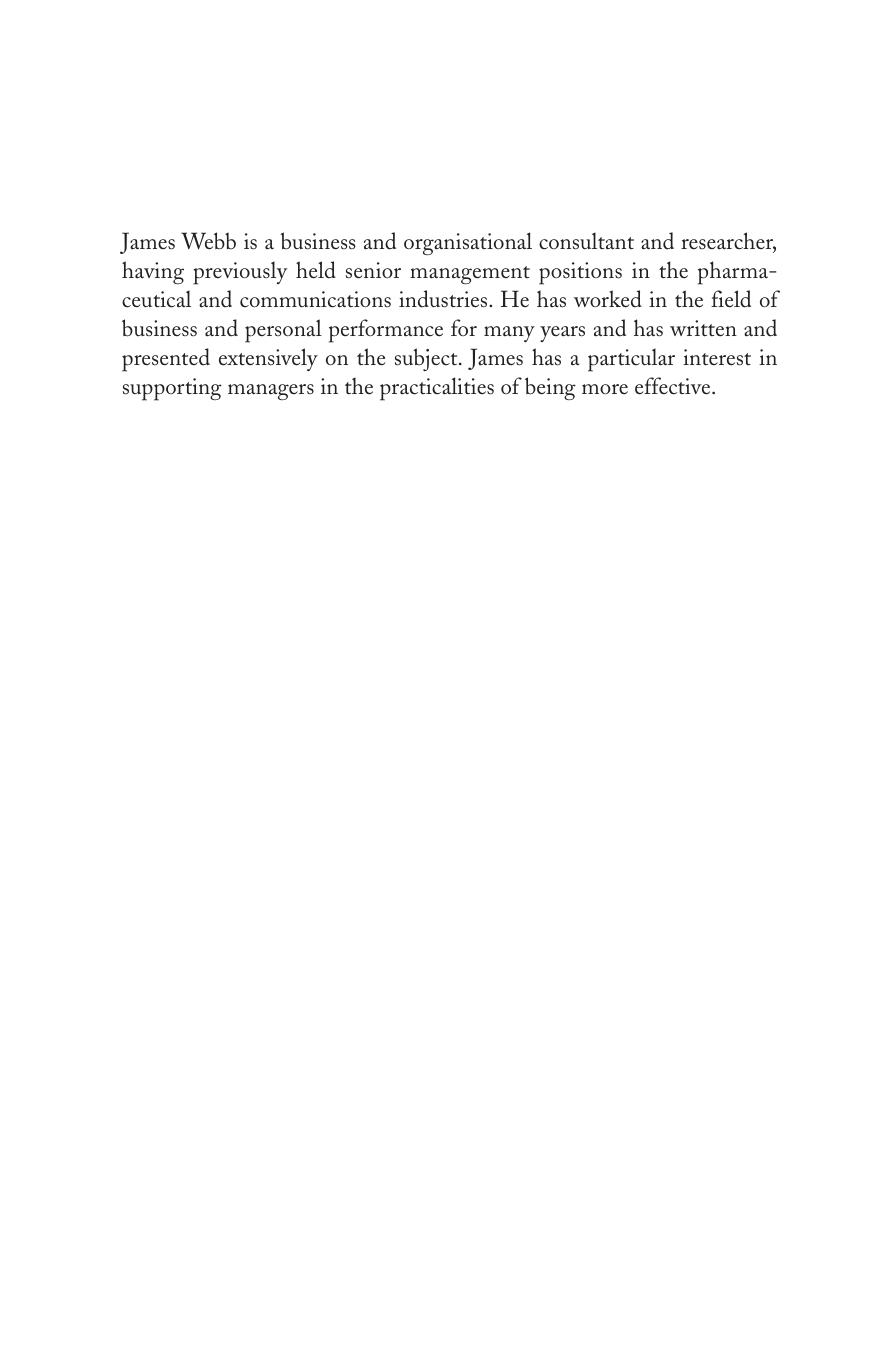 Putting Management Back Into Performance: A handbook for managers and supervisors by James Webb