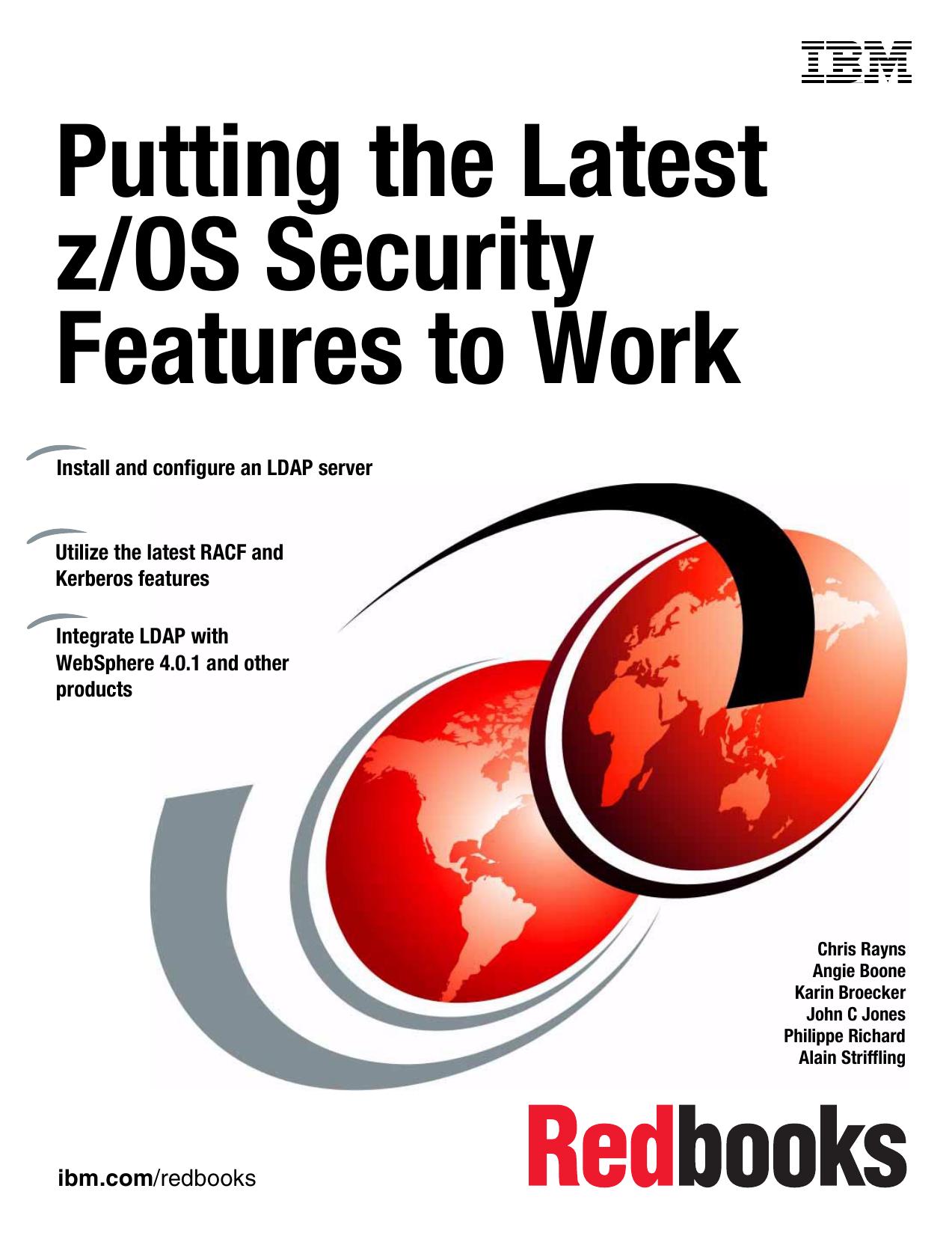 Putting the Latest z/OS Security Features to Work by IBM Redbooks