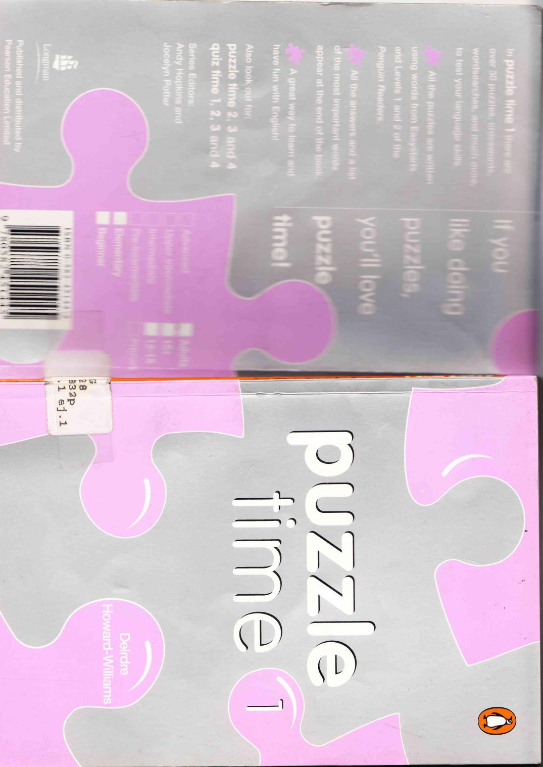 Puzzle Time: Penguin Reader Level 1 (Penguin English) by Deidre Howard-Williams