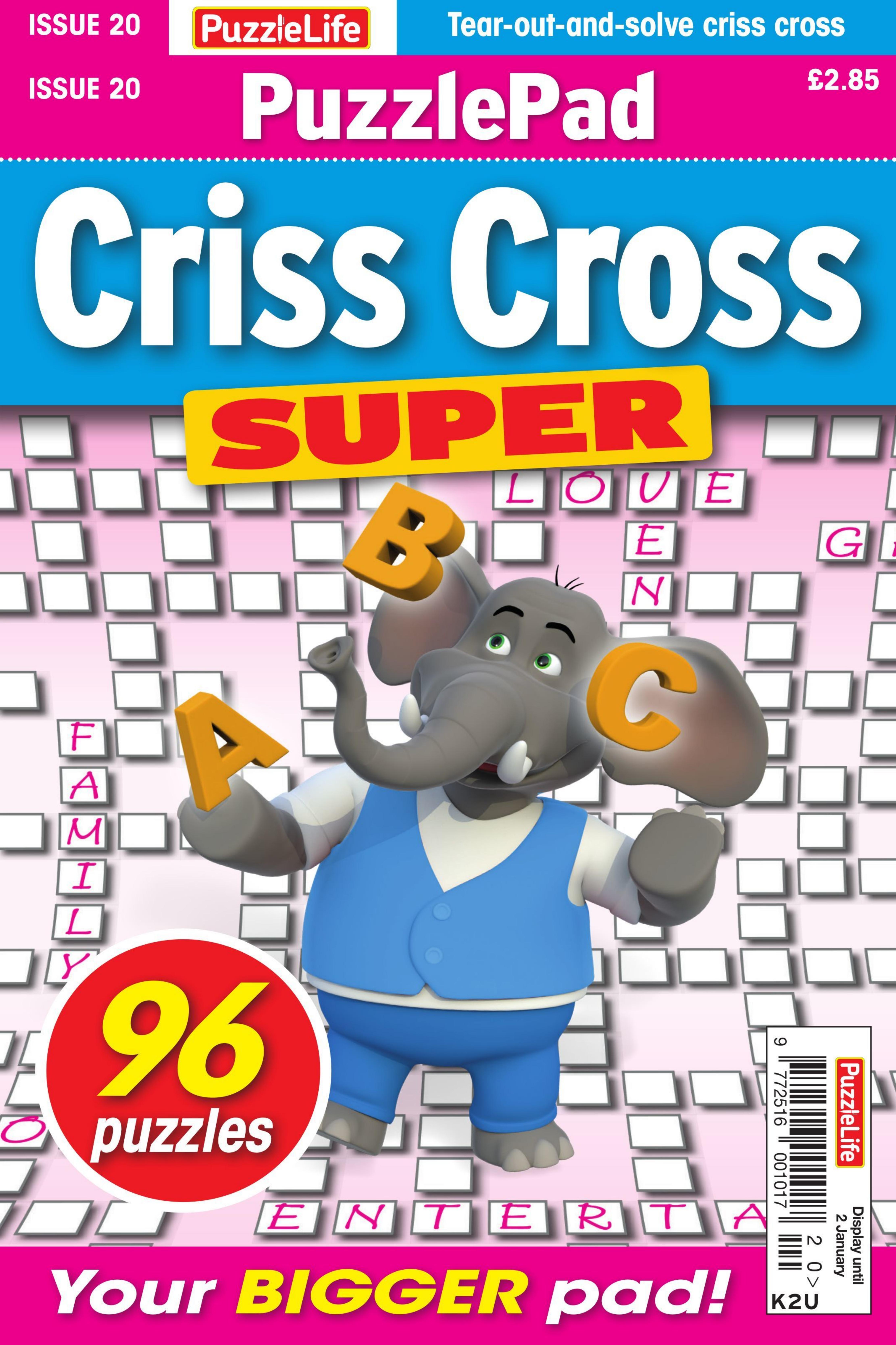 PuzzleLife PuzzlePad Criss Cross Super - Issue 22 - January 2020 by Unknow