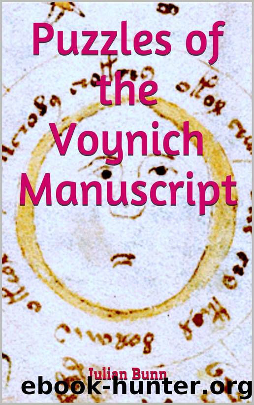 Puzzles of the Voynich Manuscript by Julian Bunn
