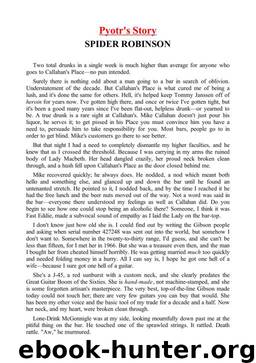 Pyotr's Story by Spider Robinson