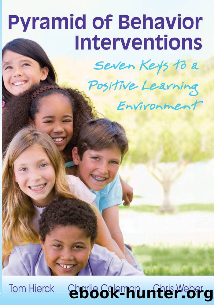 Pyramid of Behavior Interventions by Hierck Tom;Coleman Charlie; & Charlie Coleman & Chris Weber
