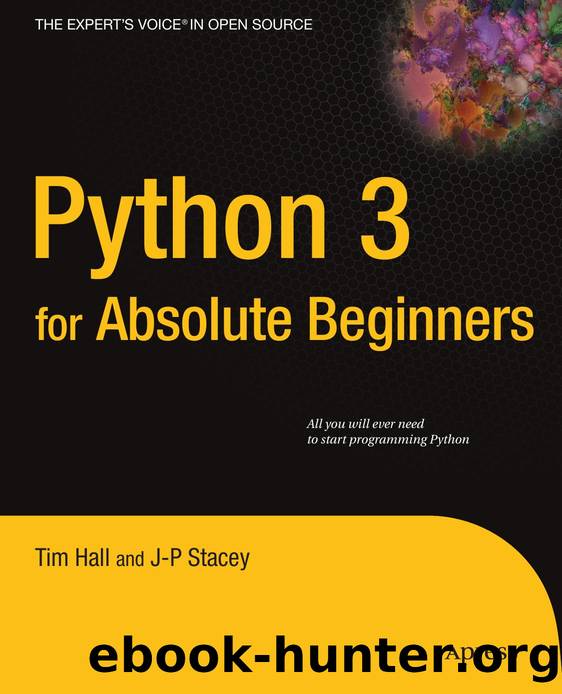 Python 3 for Absolute Beginners by Unknown