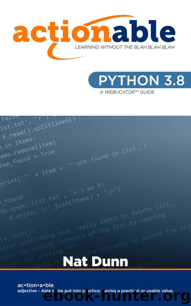 Python 3.8 by Dunn Nat