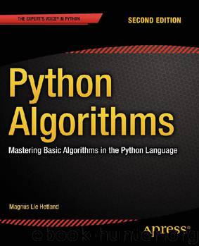 Python Algorithms: Mastering Basic Algorithms in the Python Language, Second Edition by Magnus Lie Hetland