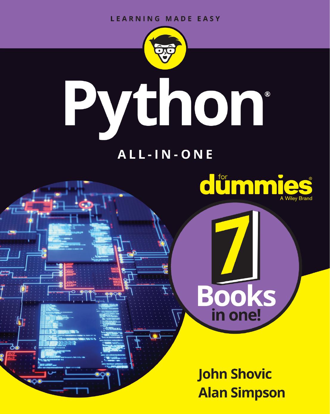 Python All-In-One for Dummies by John Shovic Alan Simpson