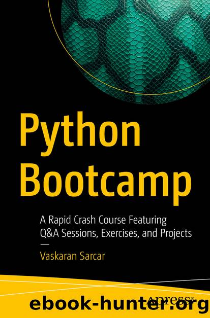 Python Bootcamp by Vaskaran Sarcar