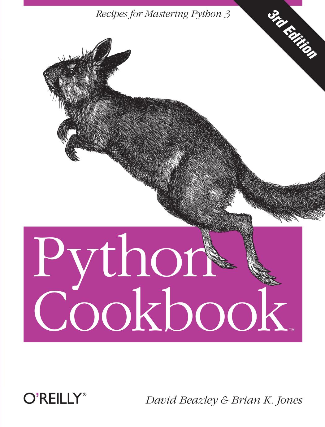 Python Cookbook by David Beazley and Brian K. Jones