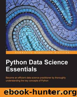 Python Data Science Essentials by Boschetti Alberto & Massaron Luca