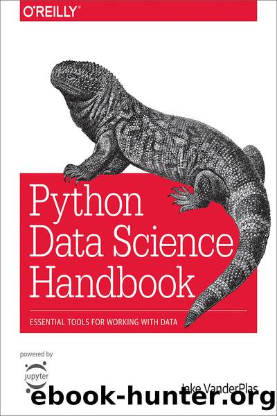 Python Data Science Handbook: Essential Tools for Working With Data by Jake Vanderplas