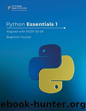Python Essentials 1 by The OpenEDG Python Institute