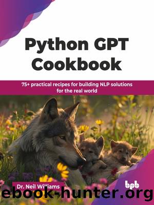 Python GPT Cookbook by Williams Neil;