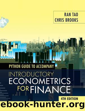 Python Guide for Introductory Econometrics for Finance by Brooks Chris