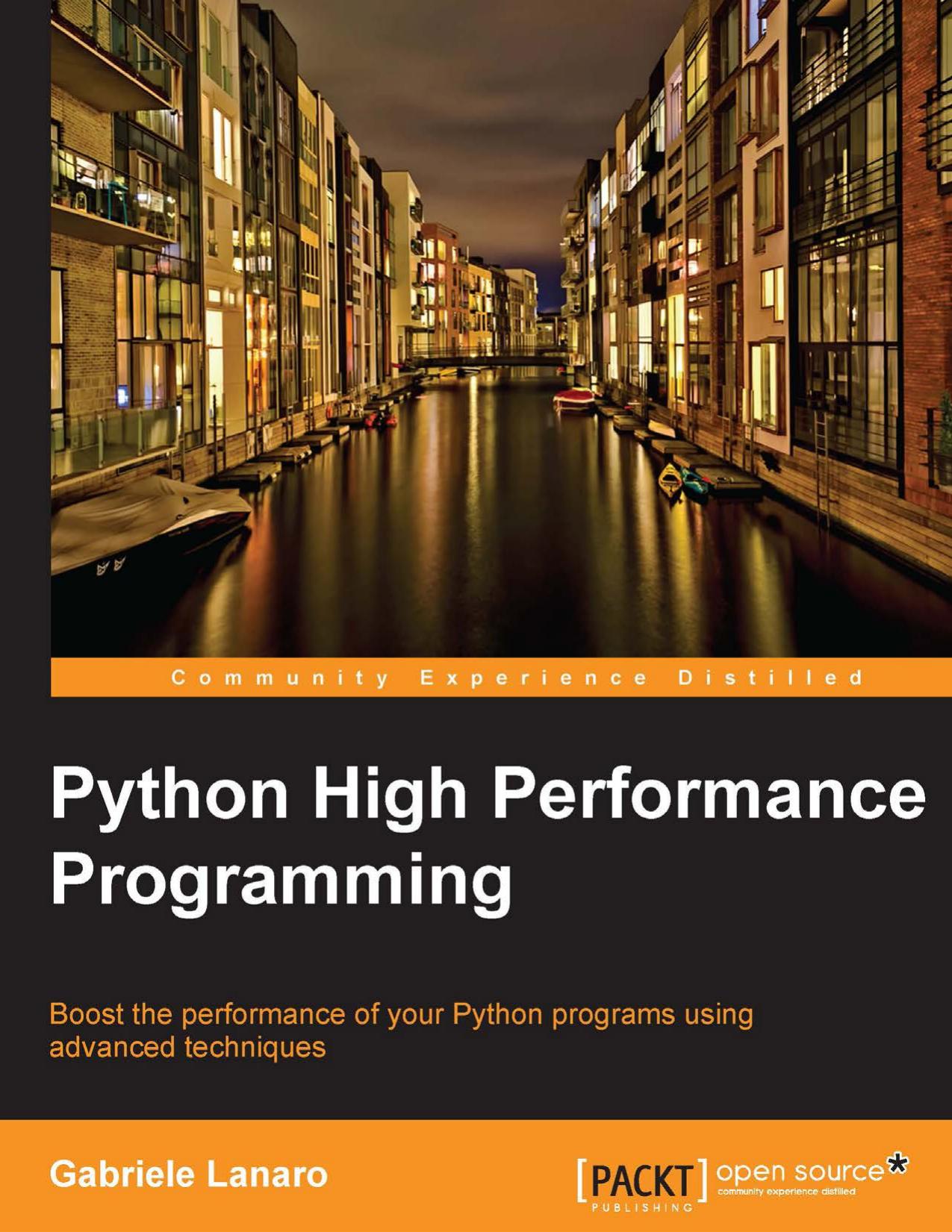 Python High Performance Programming by Lanaro Gabriele