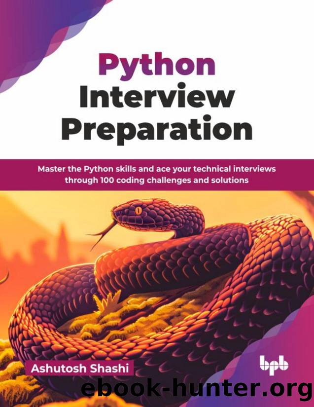 Python Interview Preparation by Ashutosh Shashi