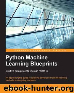Python Machine Learning Blueprints: Intuitive data projects you can relate to by Combs Alexander