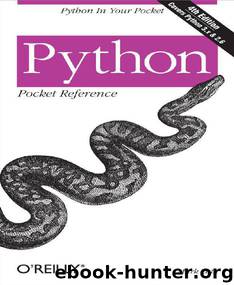 Python Pocket Reference (Pocket Reference (O'Reilly)) by Mark Lutz