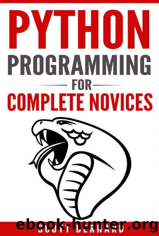 Python Programming: by Bernard Scott