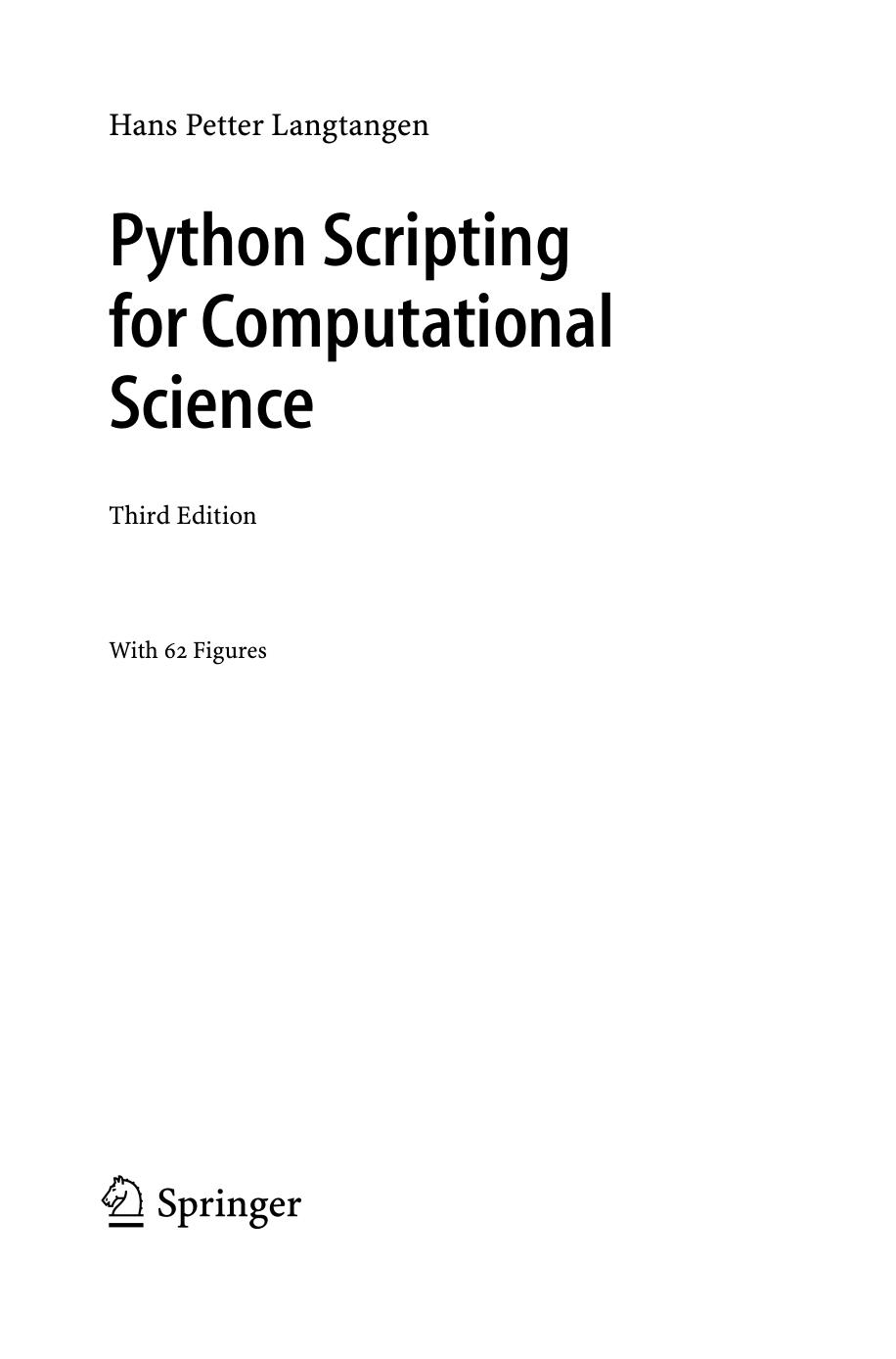 Python Scripting for Computational Science, Third Edition (2008) by Unknown